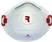 RESPIRADOR CONTRA POLVOS Y NEBLINAS CON VALVULA DE EXHALACION. RESPUREX. DESECHABLE. CAJA CON 10 PZAS.