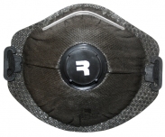 RESPIRADOR CONTRA PARTICULAS N95 CON CARBON ACTIVADO CON VALVULA DE EXHALACION. RESPUREX. DESECHABLE. CAJA CON 10 PZAS.